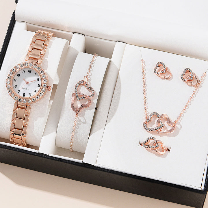 Quartz diamant pour femmes montre la tendance à tous les matchs