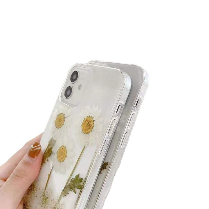 New Epoxy Daisy Phone Case Applicable Protective Cover