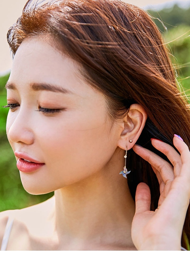 Ohrringe antike Stil Mori Mädchen Japanisch