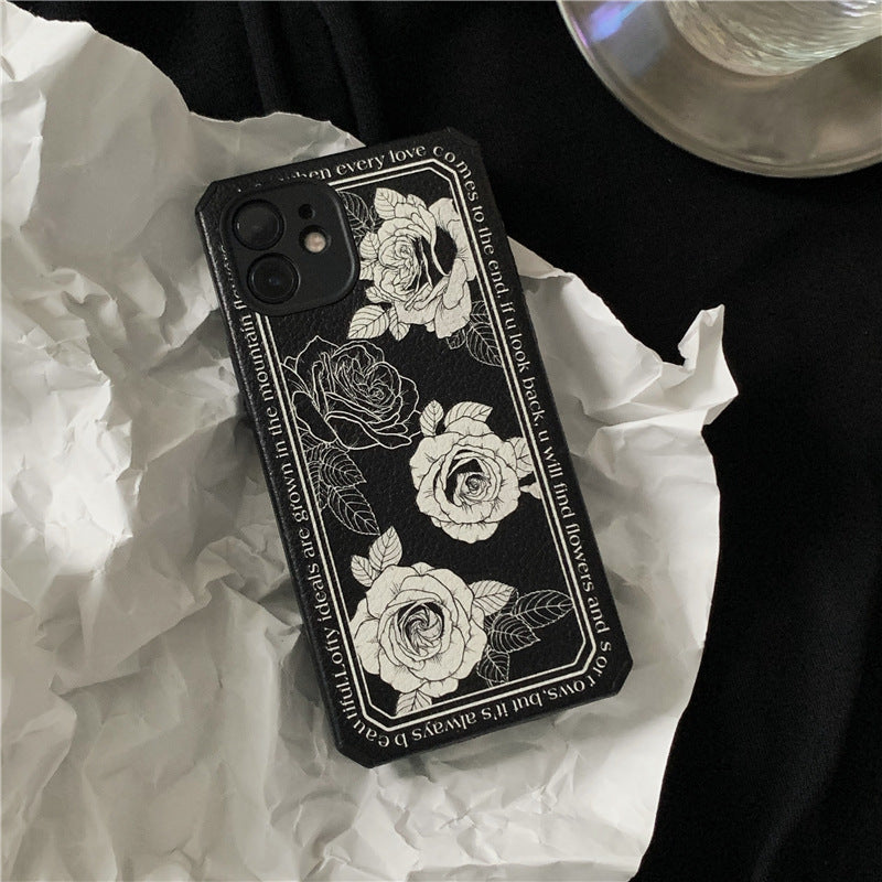 Anti-Falling von Vintage Flower Mobile Phone Case
