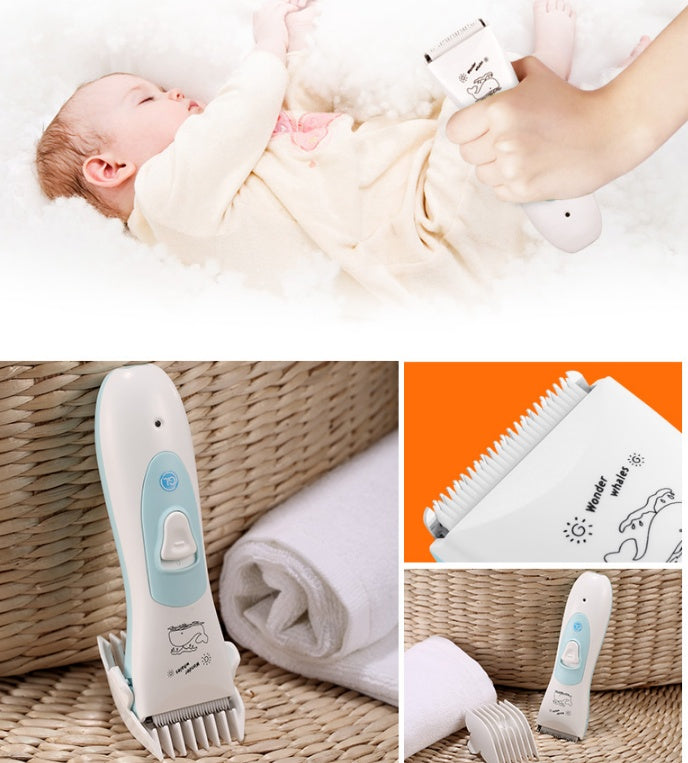 Vauvan sähköinen hiusleikkuri USB Ladattava vedenpitävä hiusten trimmeri