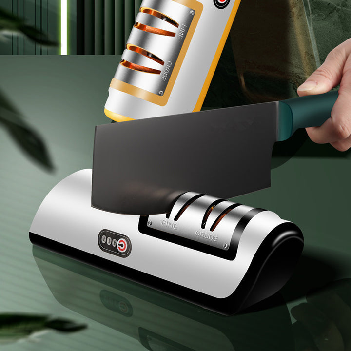 USB Şarj Edilebilir Elektrikli Bıçak Keselce Hızlı keskinleştirme bıçakları için otomatik ayarlanabilir mutfak aracı makas ve öğütücüler aletleri