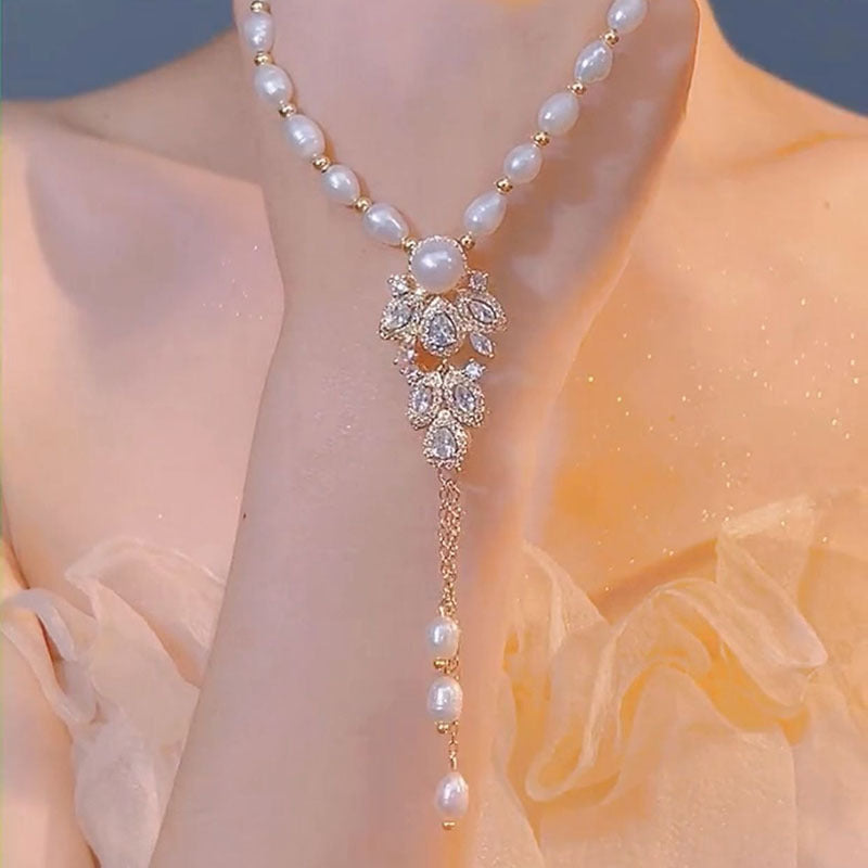 Personalità della moda Collana perla d'acqua dolce
