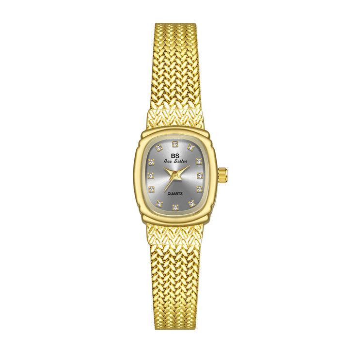 Tableau de blé de luxe léger Tempérament simple Golden montre