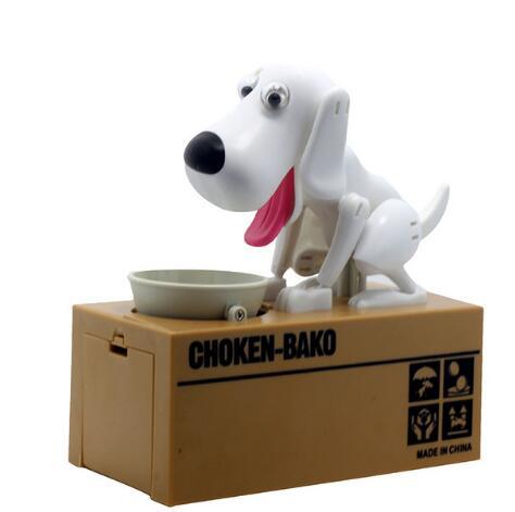 Banque robotique Banque de chiens robotique canine argent canne doggy banc de monnaie