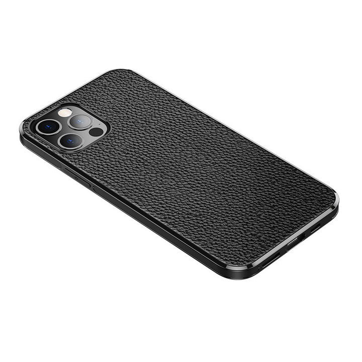 Compatible con Apple , Liceze de textura de cuero TPU Case de teléfonos móviles Magnética Soft Cover