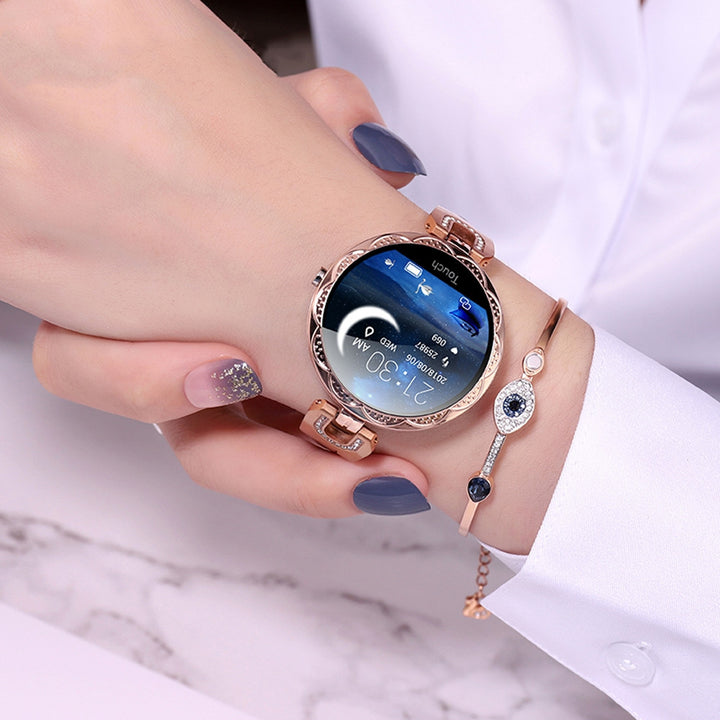 Fashion Women's Smart Watch ImperproofPohes Wearable Device Heart Money Monitor Sports Smartwatch pour les femmes