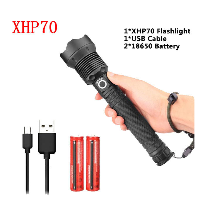 USB -Ladung Zoom P50 Taschenlampe