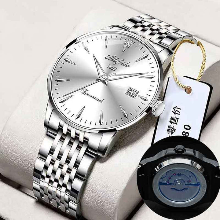 Quartz Hollow Watch Back Cover transparente