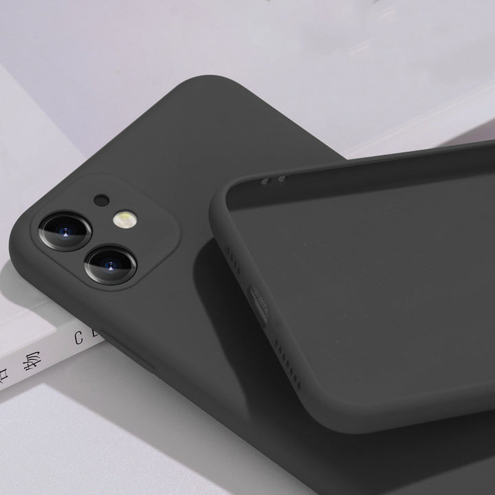 Precision hole liquid silicone mobile phone case