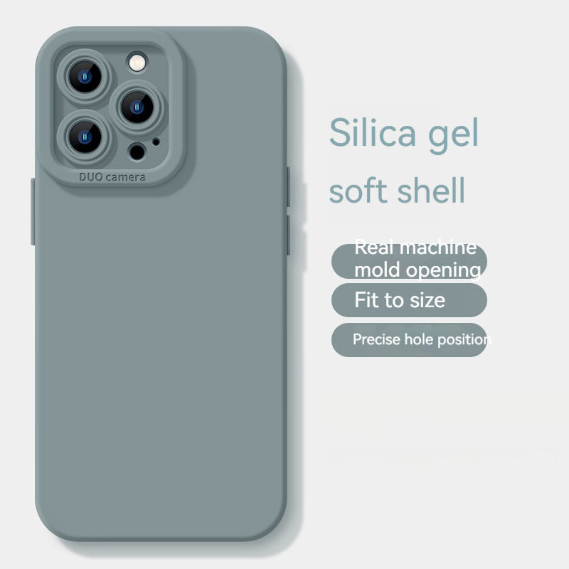 Sıvı Silikon Anti-Fall Mobil Telefon Koruyucu Kapak