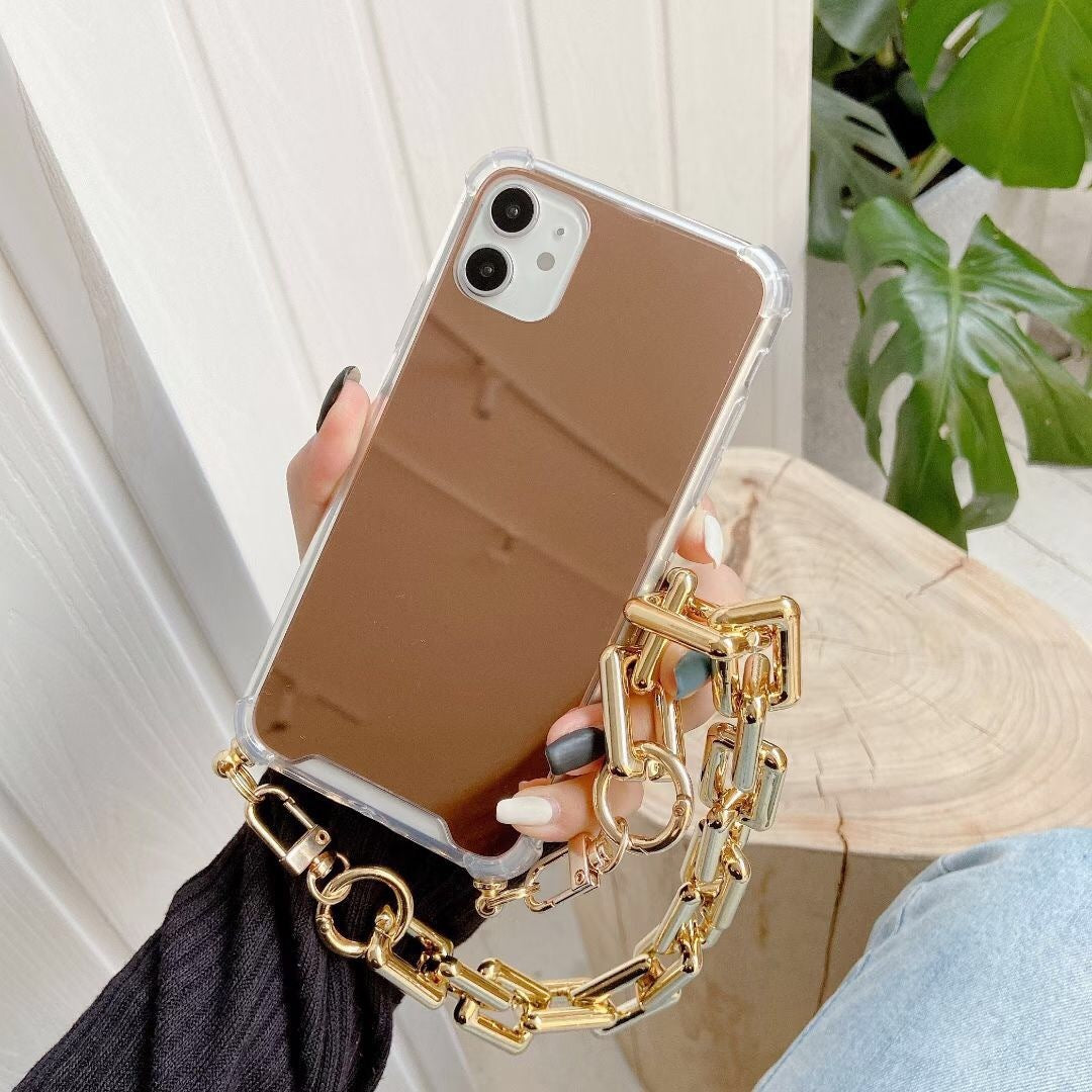 Electroplating Mirror Bracelet Phone Case Fashion