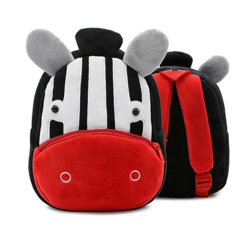 mochila de animales de bolsa de escolares de jardín de infantes