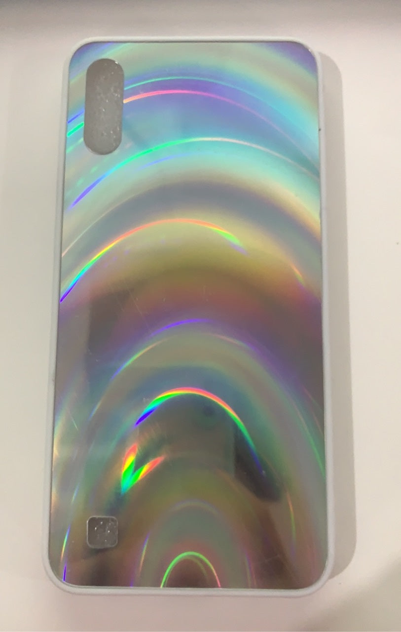 Étui de téléphone soft miroir arc-en-ciel