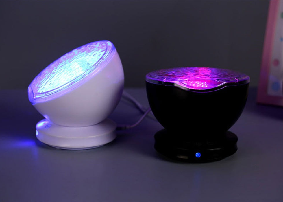 Proiettore Ocean Wave Led Night Light Remote Control TF Schede Music Player Proiection Aurora