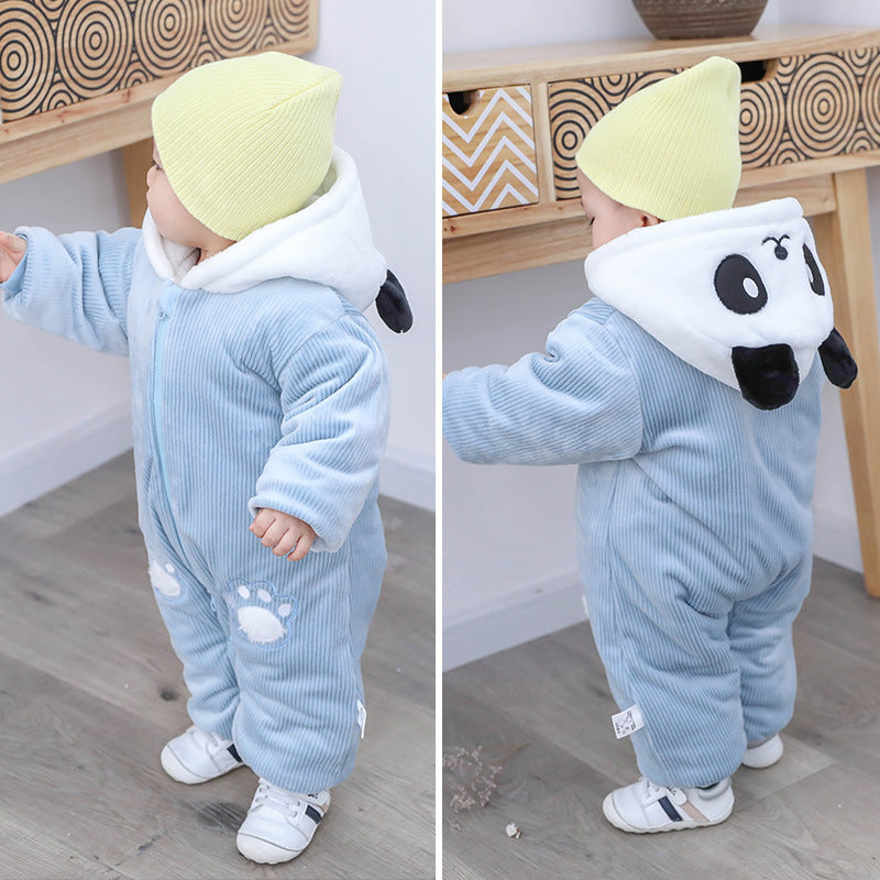 Thicken baby clothes in autumn and winter