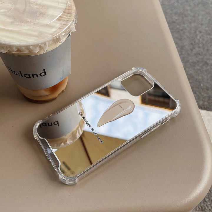Compatible with Apple , A Touch Of Cream Ins Mirror Phone Case