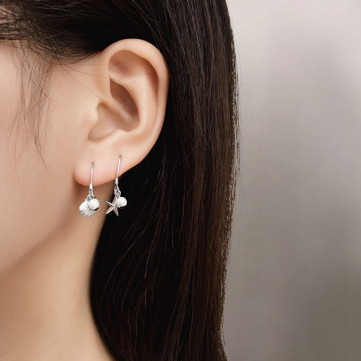Women's Simple Fashion Asymmetric Long Ear Hooks
