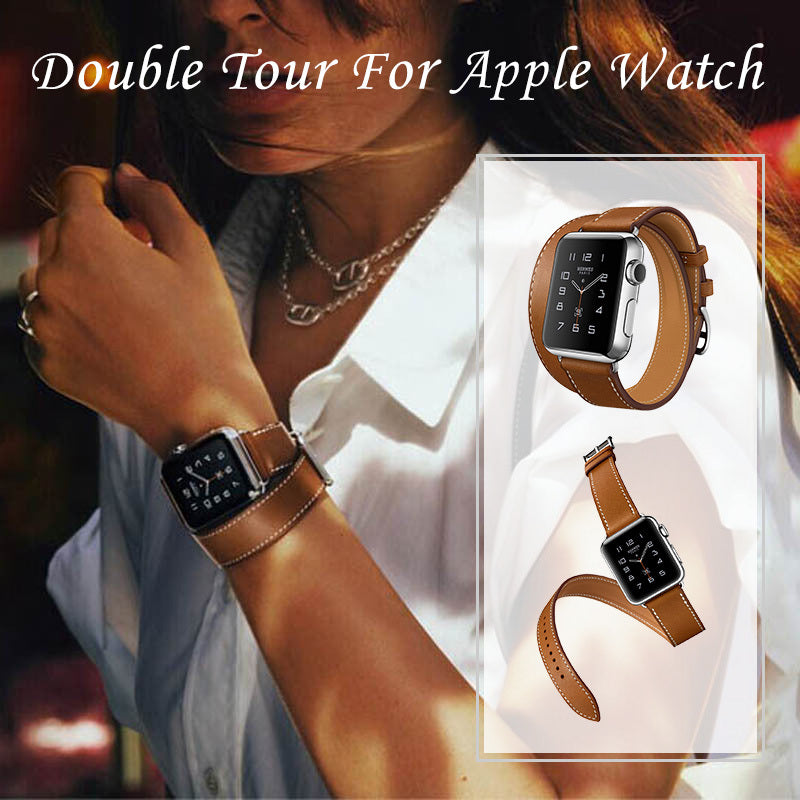 Single and double lap Leather Wristband