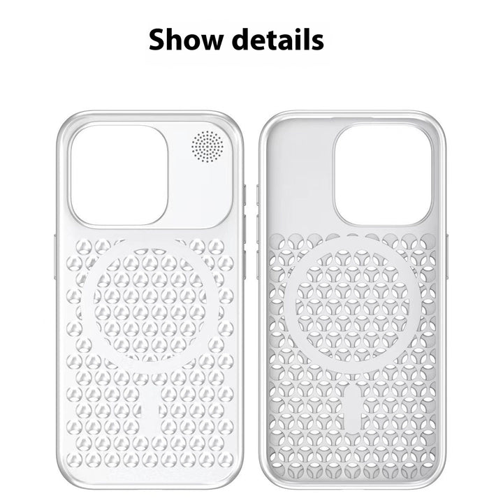 Electroplating Magnetic Suction Heat Dissipation Aromatherapy Phone Case