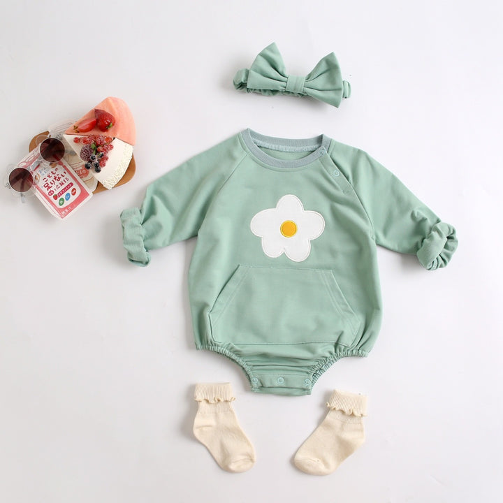 Babyens klær i ett stykke babyer vår og høst babyklær