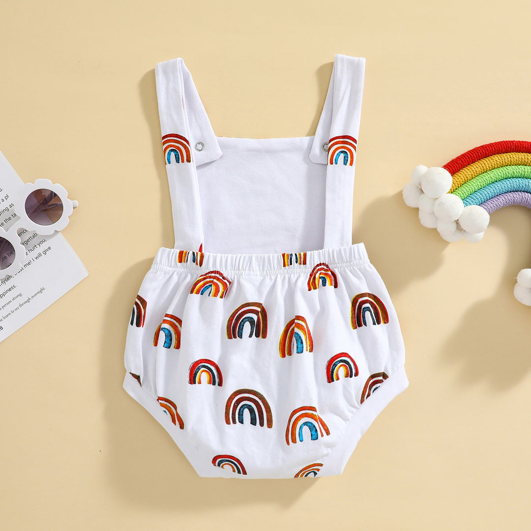 Summer Baby Cotton Rainbow Print Ranger