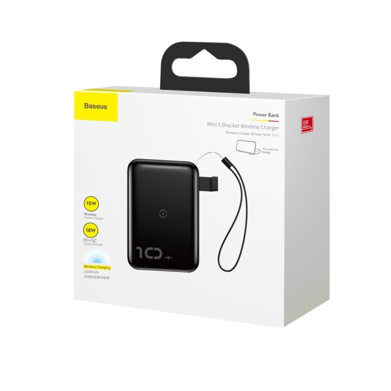 Banque d'alimentation portable à charge rapide sans fil 10W 18W 10000mAh