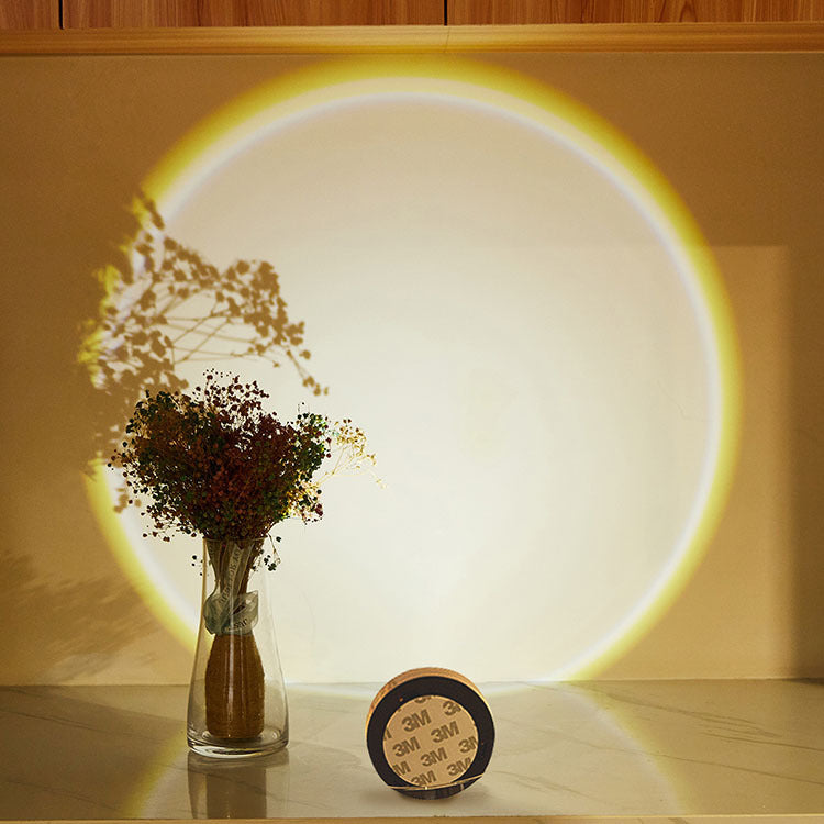 LED -lampor Trådlöst garderob Köksljus under möbler Batteridriven Sunset Nightlight Wall Lamp Bedroom Decoration Cabinet