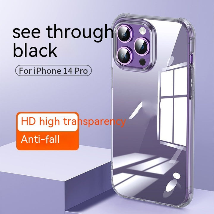 Transparent Anti-Fall Shell Mobile Phone Screen Protector och mobiltelefonfodral