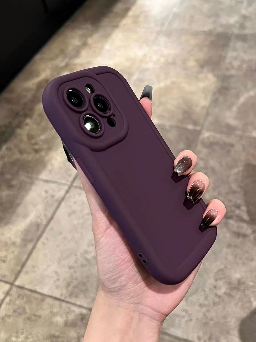 Simple Solid Color Anti Drop Premium Phone Case