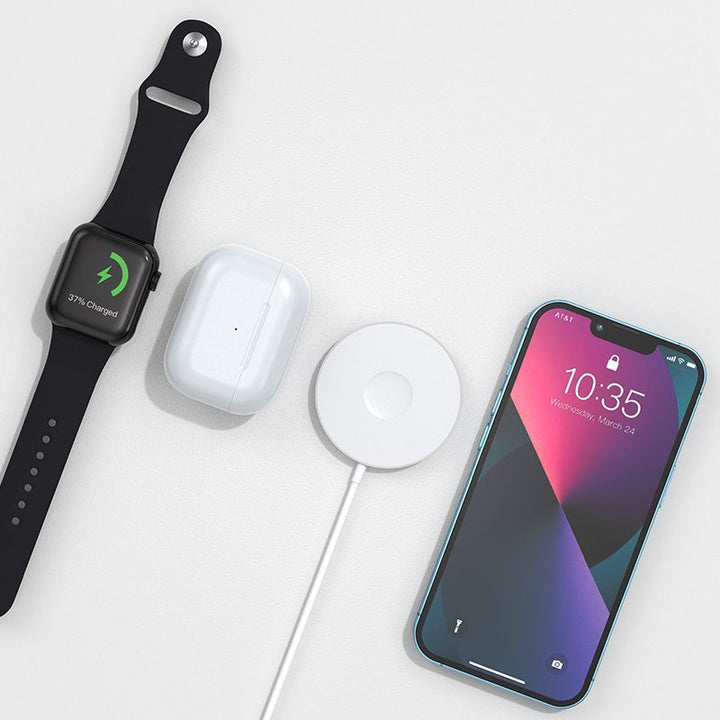 Mini Magnetic Three-in-one Wireless Charger