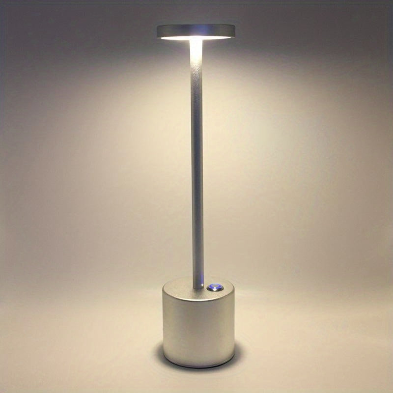 Kablosuz şarj edilebilir dokunmatik kontrol LED gece ışık masası lambası modern başucu led usb masa atmosf lambası