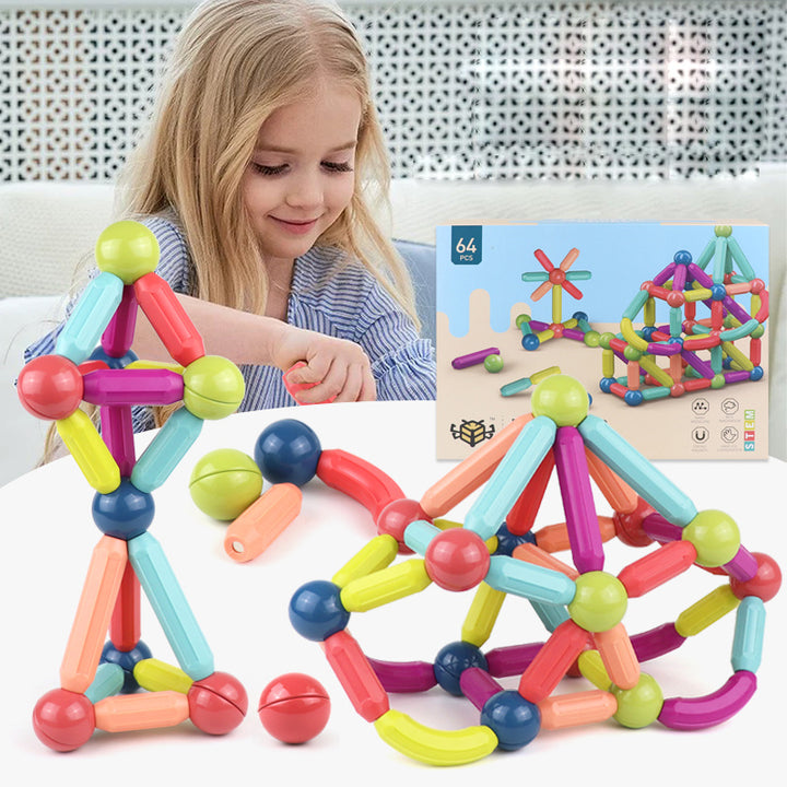 Giocattoli per bambini blocchi di costruzione magnetica magneti giochi per bambini set magneti per bambini per bambini i mattoni giocattoli magnetici