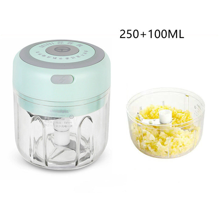 Mini Electric Garlic Chopper USB Carregamento Gengibre Mápula Máquina resistente Ferramenta de cozinha de pimenta durável