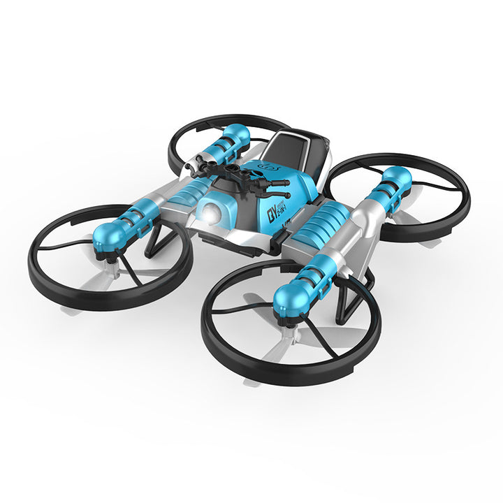 WiFi FPV RC Drone Motorcycle 2 en 1 Caméra en hélicoptère pliable 0,3 MP Altitude Hold RC Quadcopter Motorcycle Drone 2 en 1 dron