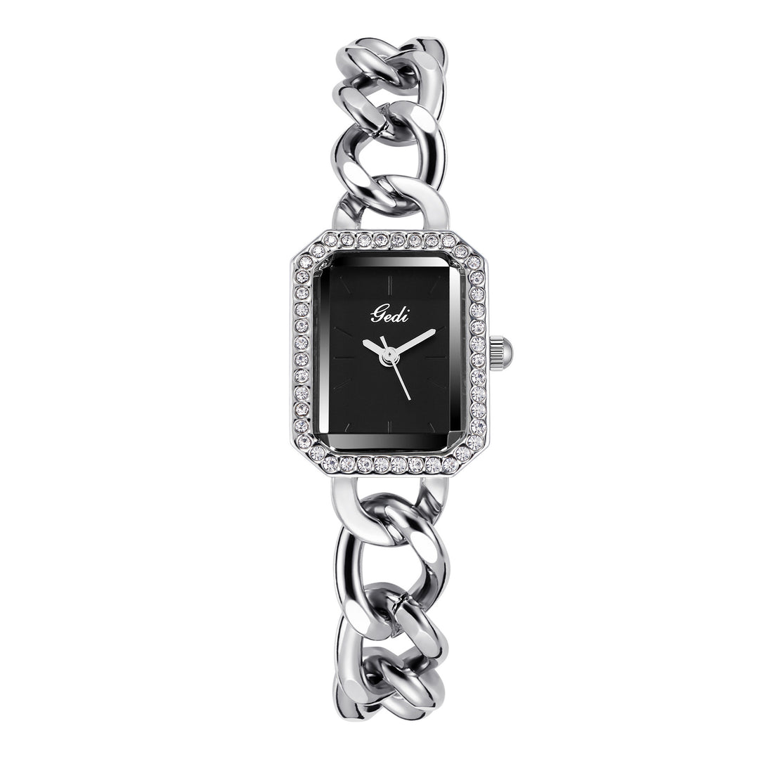 Square Watch Women's Light Luxury and egyszerűség órája