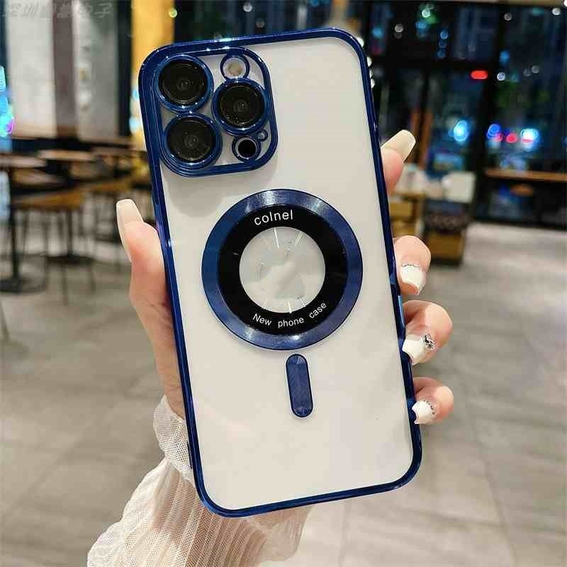 All-inclusive Lens Transparent Plating Phone Case