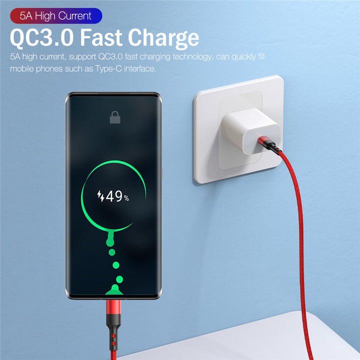 100W USB C To USB-C Type Cable USBC PD Fast Charging Cable