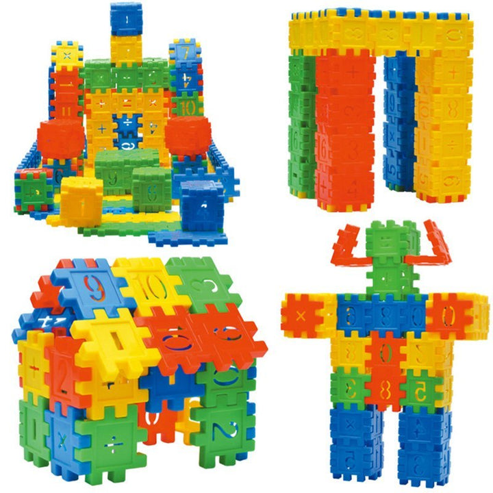 110 pcs Set DIY LEPIN BOLDURI BOCKES Băieți și fete Blocuri 3D Jucării de Mozaic Educațional amuzant pentru copii pentru copii Block Jucării