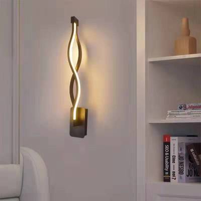 LED fali lámpa északi minimalista hálószobás ágynemű lámpa