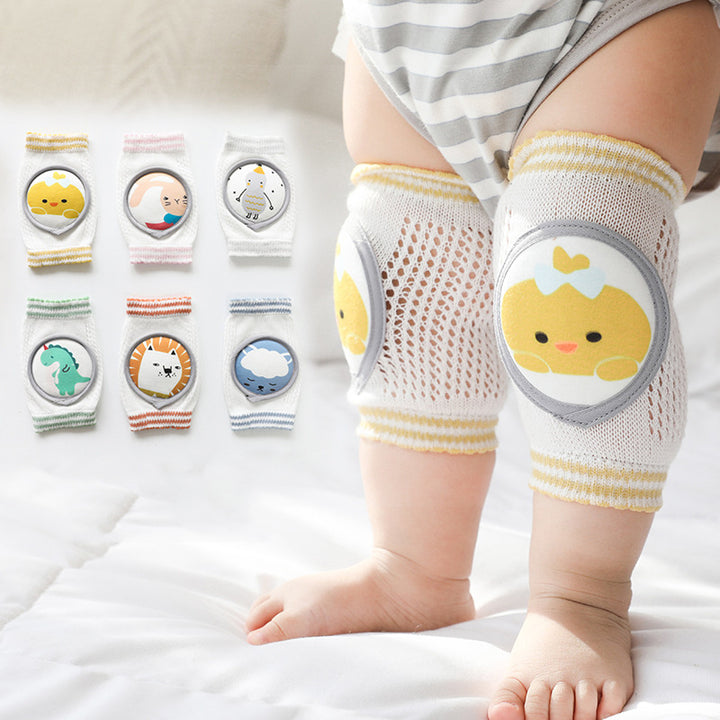 Modas de rodilla de bebé accesorios de dibujos animados almohadillas de codo de muñeca Set de aprendizaje de bebé