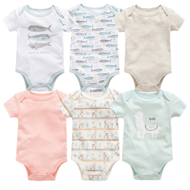 Hat újszülött ruhák sorozata