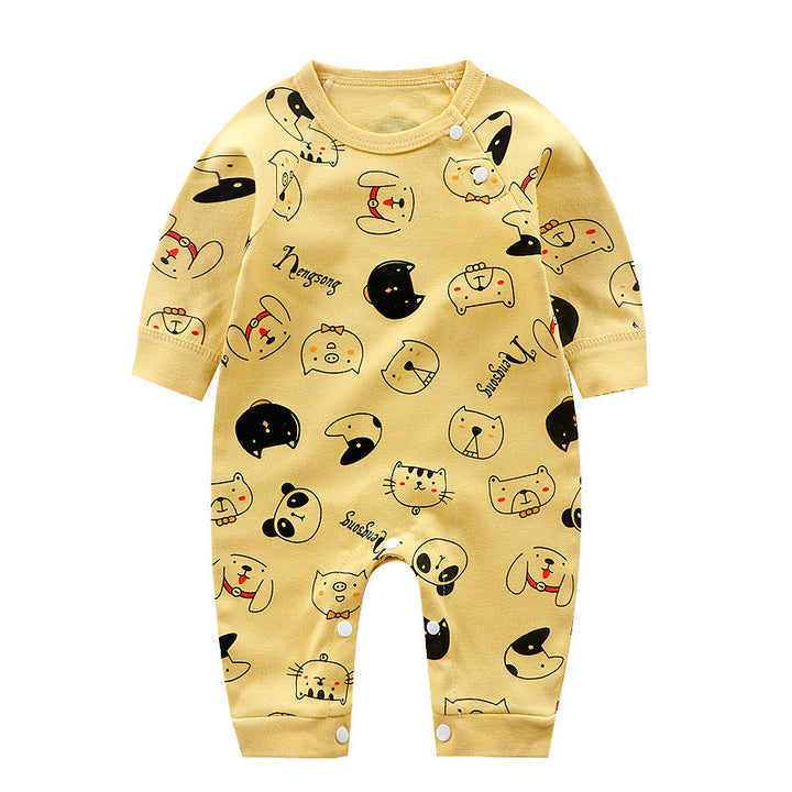 Romper met lange mouwen katoenen romper babykleding