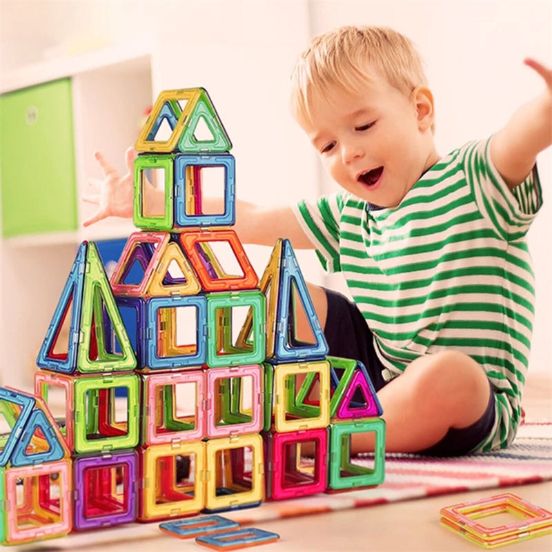 Magnetische Bausteine ​​DIY -Magnete Spielzeug für Kinder Designer -Konstruktion Set Geschenke für Kinder Spielzeug
