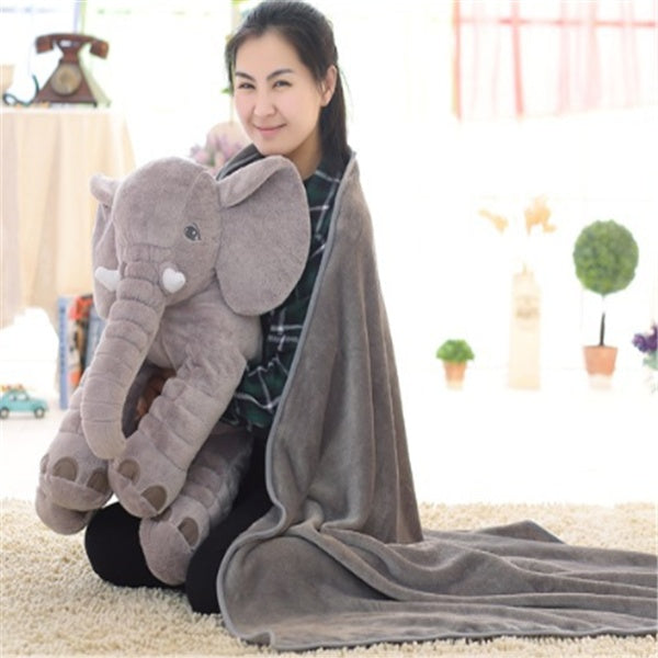 Pernă de păpușă cu elefant confortul pentru bebeluși