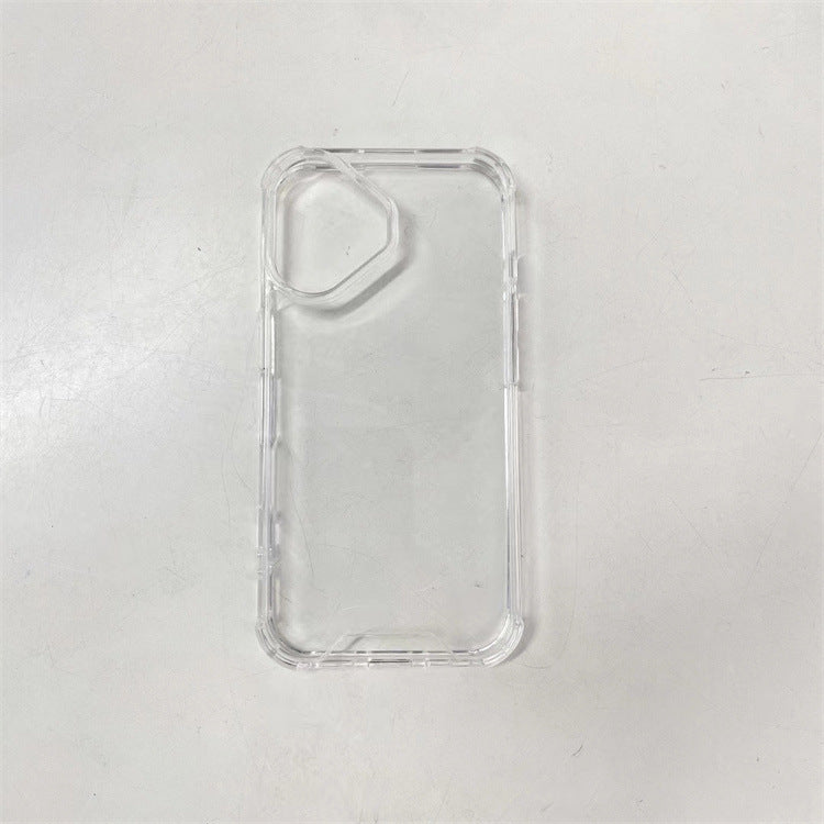 Cas de téléphone anti-drop acrylique simple et transparent