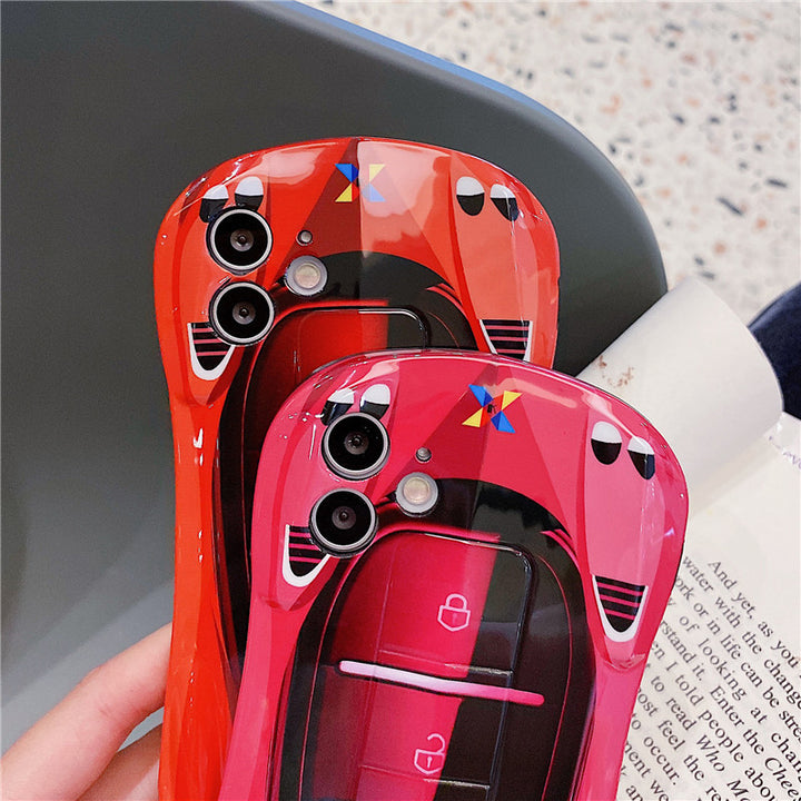 Sports Car Shape Mobile Phone Case Three-dimensional Protective Cover