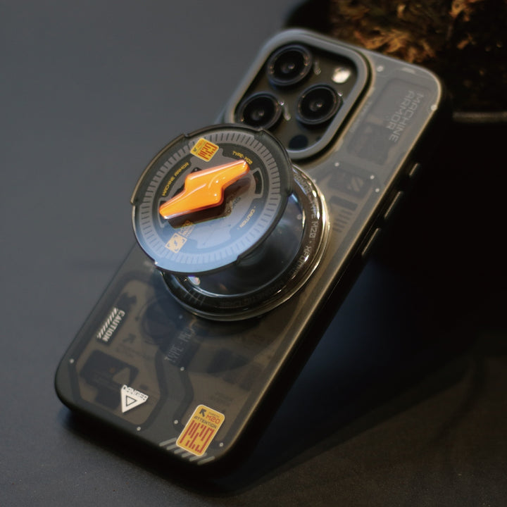Integrert matt svart tosidig TPU-materialet telefonveske