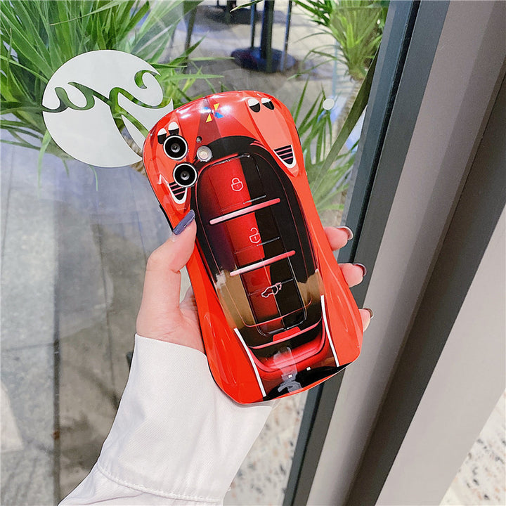 Sportwagen vorm mobiele telefoon hoes driedimensionale beschermhoezen