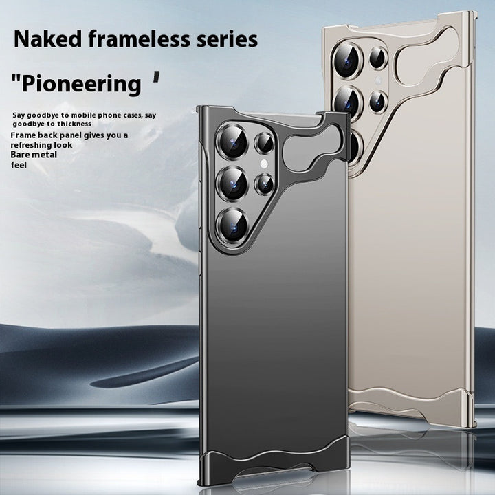 Special-shaped Metal Corner Pad Drop-resistant Real Frameless Drop-resistant Protective Cover
